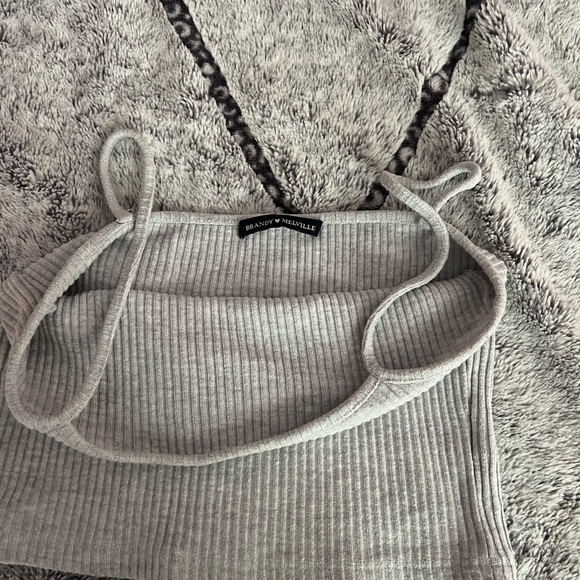 Brandy Melville Tank Grey - Picture 2 of 3
